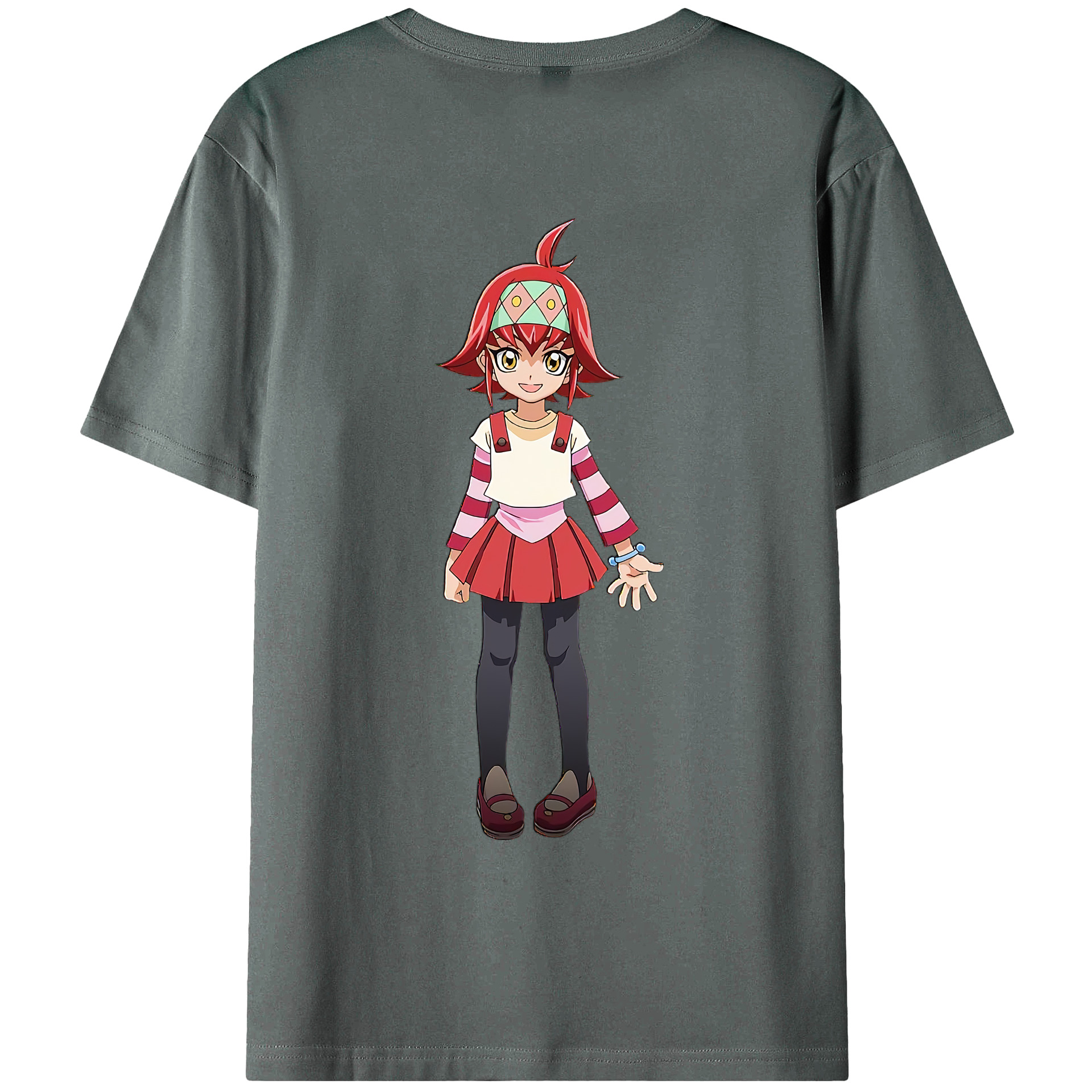 （画像用） 遊☆戯☆王 Yu-Gi-Oh! 綿100％ メンズ半袖Tシャツ（バックプリント） 通気性